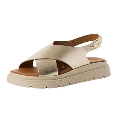 Tamaris damsandalett kilklack, ljust guld, 39 EU Tamaris damsandalett kilklack, ljust guld, 39 EU