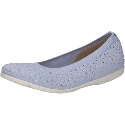 CAPRICE Dam 9-22107-42 ballerinaskor, LT.Blå stickad, 39 EU, Lt Blue Knit, 39 EU CAPRICE Dam 9-22107-42 ballerinaskor, LT.Blå stickad, 39 EU, Lt Blue Knit, 39 EU