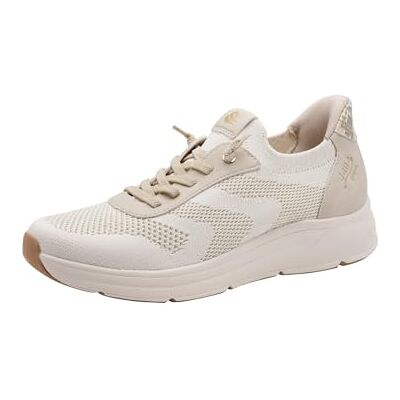 Jana Damen Sneaker Low Vegan 8-23777-46, Damsneakers, Beige Guld, 41 EU Jana Damen Sneaker Low Vegan 8-23777-46, Damsneakers, Beige Guld, 41 EU