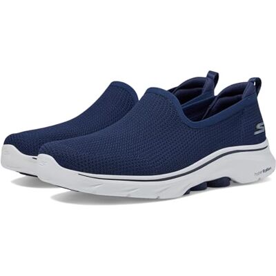 Skechers dam Go Walk 7 Ivy låg-topp sneaker, Marinblå textil vit trim, 35.5 EU Skechers dam Go Walk 7 Ivy låg-topp sneaker, Marinblå textil vit trim, 35.5 EU