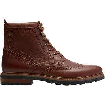 Clarks Newford LaceBT Mens Mid Tan Lea, 8.5 Clarks Newford LaceBT Mens Mid Tan Lea, 8.5