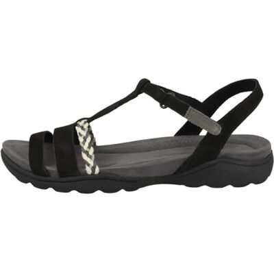 Clarks Dam, Amanda Tealite, sportsandal, svart nubuck, 37,5 EU, Svart, 37.5 EU Clarks Dam, Amanda Tealite, sportsandal, svart nubuck, 37,5 EU, Svart, 37.5 EU