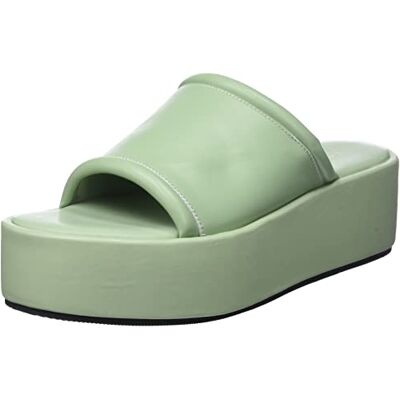 L37 HANDMADE SHOES L37 Handgjorda SHOES damer bit av Heaven sandal, Grön, 41 EU L37 HANDMADE SHOES L37 Handgjorda SHOES damer bit av Heaven sandal, Grön, 41 EU