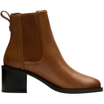 Clarks Premium kvinnors kammarly topp ankelstövel, gulbrunt läder, 7,5 UK, Gulbrunt läder, 40.5 EU Clarks Premium kvinnors kammarly topp ankelstövel, gulbrunt läder, 7,5 UK, Gulbrunt läder, 40.5 EU