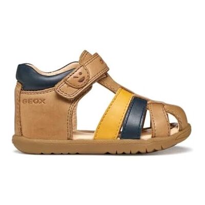 Geox Baby pojkar B MACCHIA pojksandal, whisky/marinblå, 18 EU Geox Baby pojkar B MACCHIA pojksandal, whisky/marinblå, 18 EU