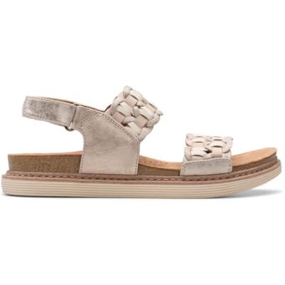 Clarks Arwell Glide Womens Metallic Combi, 4 Clarks Arwell Glide Womens Metallic Combi, 4