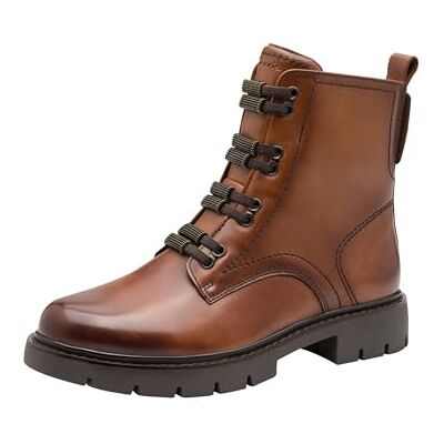 Tamaris dam komfort spets boot platt halvlång stövel, konjak, 36 EU, konjak, 36 EU Tamaris dam komfort spets boot platt halvlång stövel, konjak, 36 EU, konjak, 36 EU