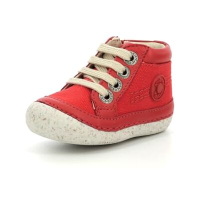 Kickers Unisex barn Sonistreet ankelstövlar, röd, 19 EU Kickers Unisex barn Sonistreet ankelstövlar, röd, 19 EU