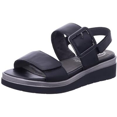 Tamaris dam komfort 8-88706-42 098 svart kam wedge platå bekväm mångsidig vardagssko festlig eleganta platta sandaler, 39 EU bred, Svart kam, 39 EU Weit Tamaris dam komfort 8-88706-42 098 svart kam wedge platå bekväm mångsidig vardagssko festlig eleganta platta sandaler, 39 EU bred, Svart kam, 39 EU Weit