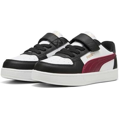 PUMA Unisex barn Caven 2.0 Ac+ Ps Sneaker, Black Team Regal röd vit, 29 EU PUMA Unisex barn Caven 2.0 Ac+ Ps Sneaker, Black Team Regal röd vit, 29 EU