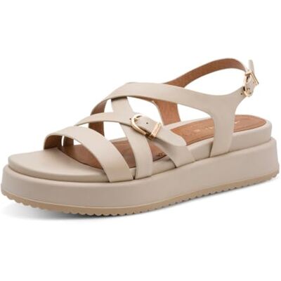 Tamaris dam 1–28365-46 sandaler, elfenben, 37 EU Tamaris dam 1–28365-46 sandaler, elfenben, 37 EU