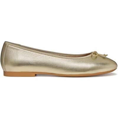 Geox Woman D New Palmaria F Ballerina LT guld/Cream 37_EU Geox Woman D New Palmaria F Ballerina LT guld/Cream 37_EU