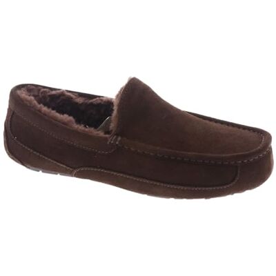 UGG Herr Ascot Slip-on Slipper, Kakao beströdd, 40 EU UGG Herr Ascot Slip-on Slipper, Kakao beströdd, 40 EU