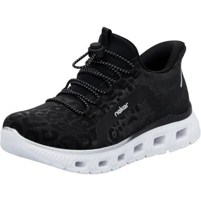 Rieker M6066, Sneaker Låg Dam, Svart, 39 EU, Svart, 39 EU Rieker M6066, Sneaker Låg Dam, Svart, 39 EU, Svart, 39 EU