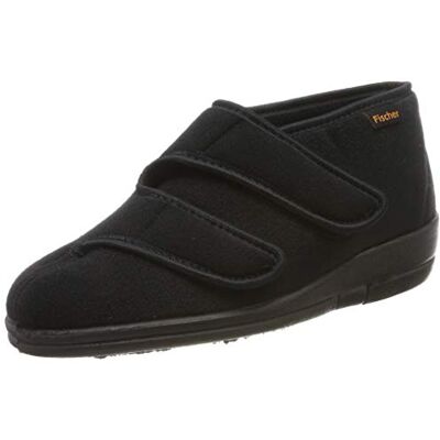 Fischer Markenschuh Fischer dam Dora höga tofflor, Svart svart 222-39 EU Fischer Markenschuh Fischer dam Dora höga tofflor, Svart svart 222-39 EU