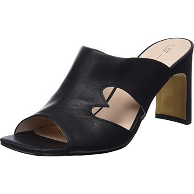 L37 HANDMADE SHOES L37 Handgjorda skor dam ändlös sommar heeled sandal, svart, 39 EU L37 HANDMADE SHOES L37 Handgjorda skor dam ändlös sommar heeled sandal, svart, 39 EU