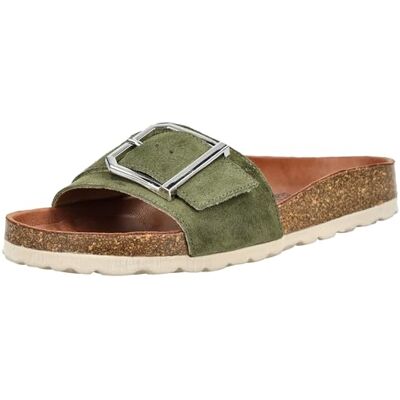 Cosmos Comfort dam 6186-710 glidande sandaler, Mörkgrön, 39 EU Cosmos Comfort dam 6186-710 glidande sandaler, Mörkgrön, 39 EU