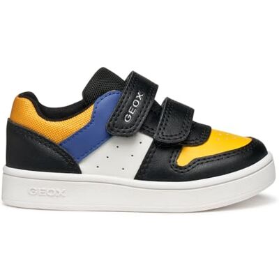 Geox B ECLYPER Pojksneakers, svart/DK gul, 25 EU, Svart Dk Gul, 25 EU Geox B ECLYPER Pojksneakers, svart/DK gul, 25 EU, Svart Dk Gul, 25 EU