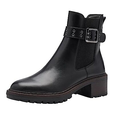 Tamaris dam Chelsea båt 1–25006–41 bred, svart, 40 EU Tamaris dam Chelsea båt 1–25006–41 bred, svart, 40 EU