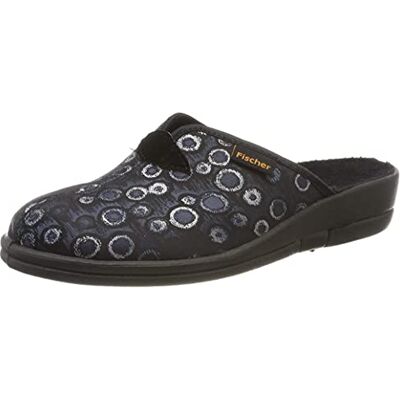 Fischer Markenschuh Fischer dam dora tofflor, Grå grå 666-36 EU Fischer Markenschuh Fischer dam dora tofflor, Grå grå 666-36 EU