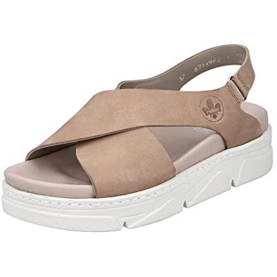 Rieker Damer 62189 sandal, Beige, 36 EU Rieker Damer 62189 sandal, Beige, 36 EU