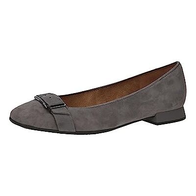CAPRICE Ballerina 9-22105-41 G-bredd, Dk Grey Mocka, 38 EU CAPRICE Ballerina 9-22105-41 G-bredd, Dk Grey Mocka, 38 EU