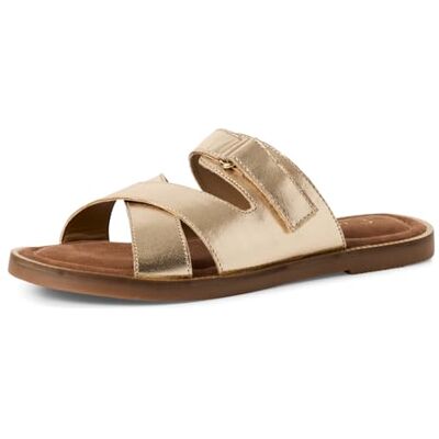 MARCO TOZZI Damer 2-27109-44 sandal, Metallic, 39 EU MARCO TOZZI Damer 2-27109-44 sandal, Metallic, 39 EU