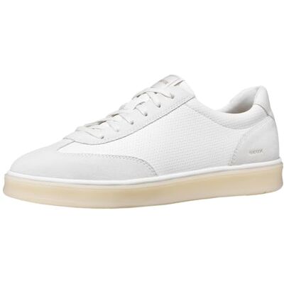 Geox Män U SPHERICA ACTIF X 4 sneakers, vit/off vit, 40 EU Geox Män U SPHERICA ACTIF X 4 sneakers, vit/off vit, 40 EU