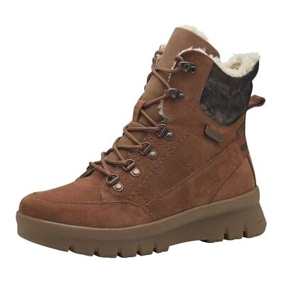 Tamaris Comfort dam sportig snörning Duo-TEX modestövlar, konjak mocka, 37 EU, Cognac mocka, 37 EU Tamaris Comfort dam sportig snörning Duo-TEX modestövlar, konjak mocka, 37 EU, Cognac mocka, 37 EU