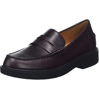 Geox Damer D SPHERICA EC1 mockasin, DK Burgundy, 41 EU Geox Damer D SPHERICA EC1 mockasin, DK Burgundy, 41 EU