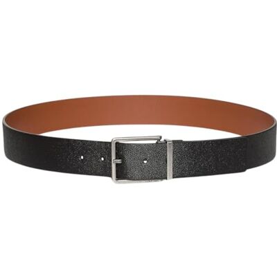 Calvin herr WARMTH BUCKLE 40 mm REV/ADJ LV04D7048G bälten, svart (svart//CK mörkbrun/antik silver), 85, Svart (Svart/Ck Mörkbrun/Antik Silver), 85 Calvin herr WARMTH BUCKLE 40 mm REV/ADJ LV04D7048G bälten, svart (svart//CK mörkbrun/antik silver), 85, Svart (Svart/Ck Mörkbrun/Antik Silver), 85