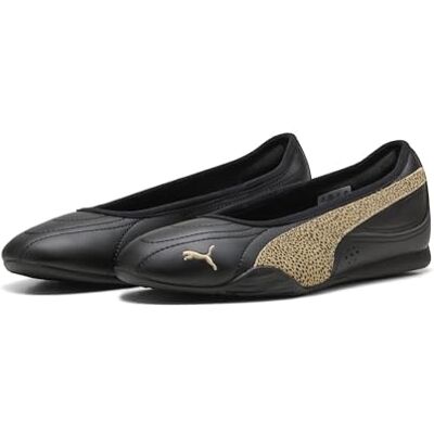 PUMA Dam Catch Soleil Ballerina Topcat sneakers, svart rostad Almond Guld, 37 EU, svart rostad almond guld, 37 EU PUMA Dam Catch Soleil Ballerina Topcat sneakers, svart rostad Almond Guld, 37 EU, svart rostad almond guld, 37 EU