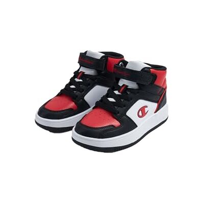 Champion RD18 2.0 B GS Mid sneakers, Nero/Rosso/Bianco (KK019), 4 UK, Nero Rosso Bianco Kk019, 36 EU Champion RD18 2.0 B GS Mid sneakers, Nero/Rosso/Bianco (KK019), 4 UK, Nero Rosso Bianco Kk019, 36 EU