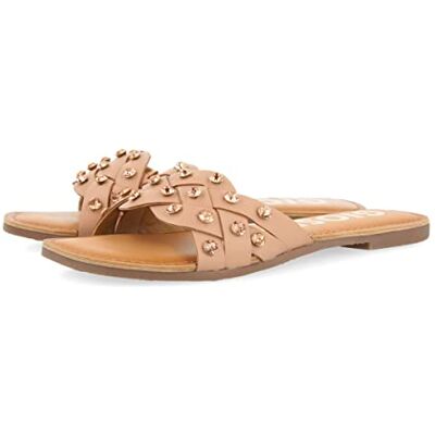GIOSEPPO Kogliate platt sandal för kvinnor, NAKEN 35 EU GIOSEPPO Kogliate platt sandal för kvinnor, NAKEN 35 EU