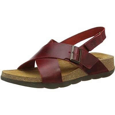 Fly London kvinnors Chlo852fly Sandal, Röd, 37 EU Fly London kvinnors Chlo852fly Sandal, Röd, 37 EU