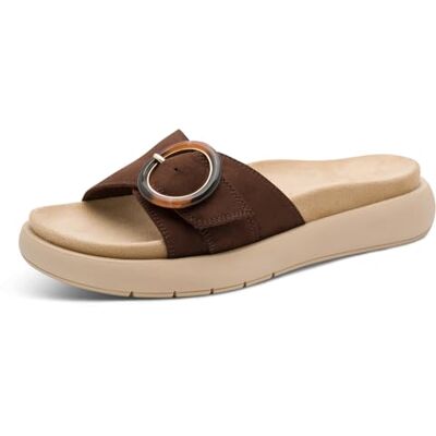 MARCO TOZZI Pantolette 2-27424-46, damtofflor, choklad, 36 EU MARCO TOZZI Pantolette 2-27424-46, damtofflor, choklad, 36 EU