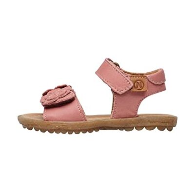 Naturino BEGONIA-Sandal i läder med applicerade blommor, rosa, 20 EU Naturino BEGONIA-Sandal i läder med applicerade blommor, rosa, 20 EU