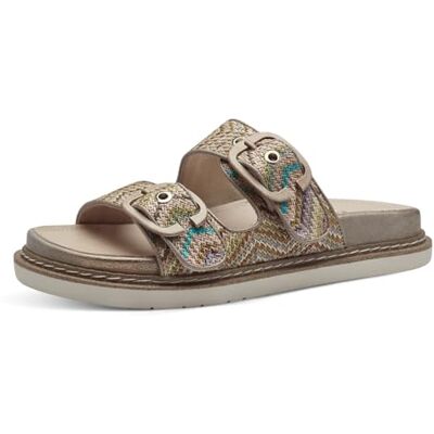 Tamaris pantolett dam vegansk platt, Beige kam, 36 EU Tamaris pantolett dam vegansk platt, Beige kam, 36 EU