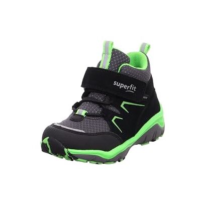 Superfit pojkar Höga sneaker SPORT5, Svart grön 0000, 21 EU Bred Superfit pojkar Höga sneaker SPORT5, Svart grön 0000, 21 EU Bred
