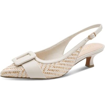 MARCO TOZZI dam Guido Maria KRETSCHMER av 2-89500-46 pumps, Cream Comb, 37 EU MARCO TOZZI dam Guido Maria KRETSCHMER av 2-89500-46 pumps, Cream Comb, 37 EU