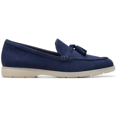 Clarks Narini Edge Womens Navy Suede, 7 Clarks Narini Edge Womens Navy Suede, 7