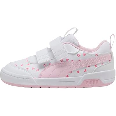 PUMA MULTIFLEX 2 Hearty V PS sneakers, Vit-Pearl Pink-Magic Rose, 12 UK barn, vit pärla rosa magisk ros, 12 UK Child PUMA MULTIFLEX 2 Hearty V PS sneakers, Vit-Pearl Pink-Magic Rose, 12 UK barn, vit pärla rosa magisk ros, 12 UK Child