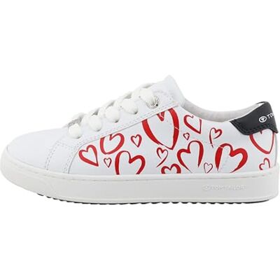 Tom Tailor Kids 9570080011 sneakers, Vit röd marinblå, 37 EU Tom Tailor Kids 9570080011 sneakers, Vit röd marinblå, 37 EU