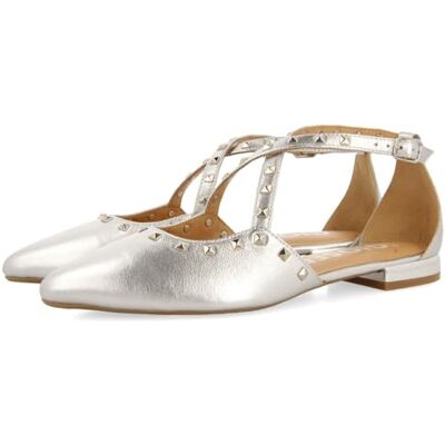 GIOSEPPO Garcon, Flat Ballet Dam, Silver, 37 EU GIOSEPPO Garcon, Flat Ballet Dam, Silver, 37 EU