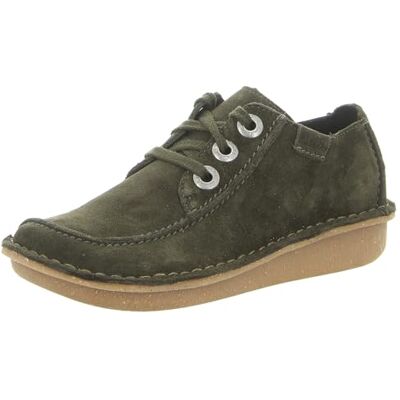 Clarks Funny Dream Womens Dark Green Suede, 3.5 Clarks Funny Dream Womens Dark Green Suede, 3.5