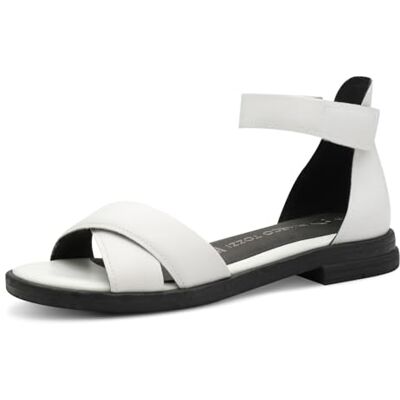 MARCO TOZZI Damer 2–28165-44 sandal, Vit, 39 EU MARCO TOZZI Damer 2–28165-44 sandal, Vit, 39 EU