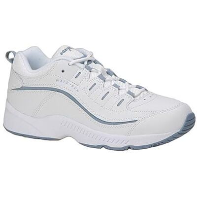 Easy Spirit Romy8 sneakers för kvinnor, Vit Vitt medelblått läder 40.5 EU Weit Easy Spirit Romy8 sneakers för kvinnor, Vit Vitt medelblått läder 40.5 EU Weit