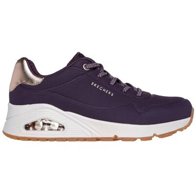 Skechers Uno-Shimmer Away Sneaker för kvinnor, Lila, 36 EU Skechers Uno-Shimmer Away Sneaker för kvinnor, Lila, 36 EU