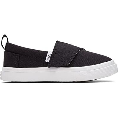 TOMS Pojkar Alpargata Fenix Slip på mockasinsula, svart, 19.5 EU TOMS Pojkar Alpargata Fenix Slip på mockasinsula, svart, 19.5 EU