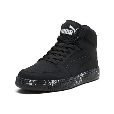 PUMA herr låg-topp, Svart-svart-vit, 40 EU PUMA herr låg-topp, Svart-svart-vit, 40 EU